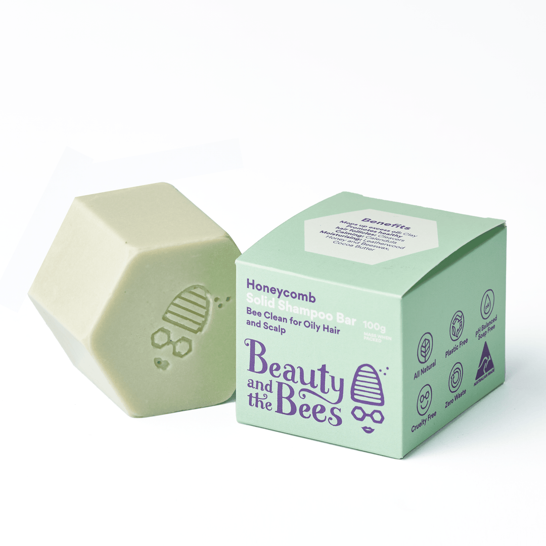 Bee Clean for Oily Hair and Scalp - pH Balanced Shampoo Bar Shampoo Bar Beauty and the Bees
