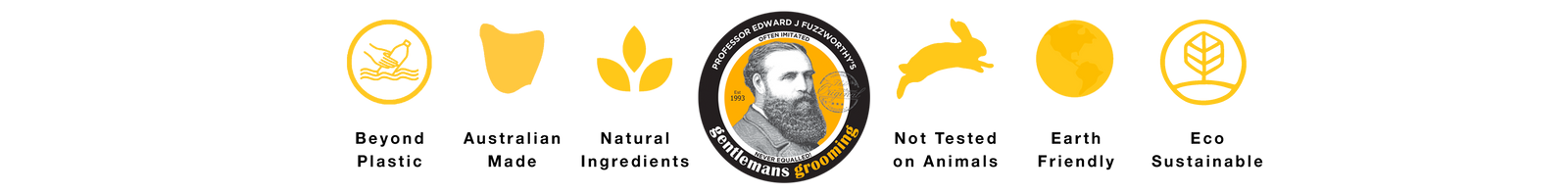 Professor Fuzzworthy All Natural Zero Waste Beard Care & Grooming