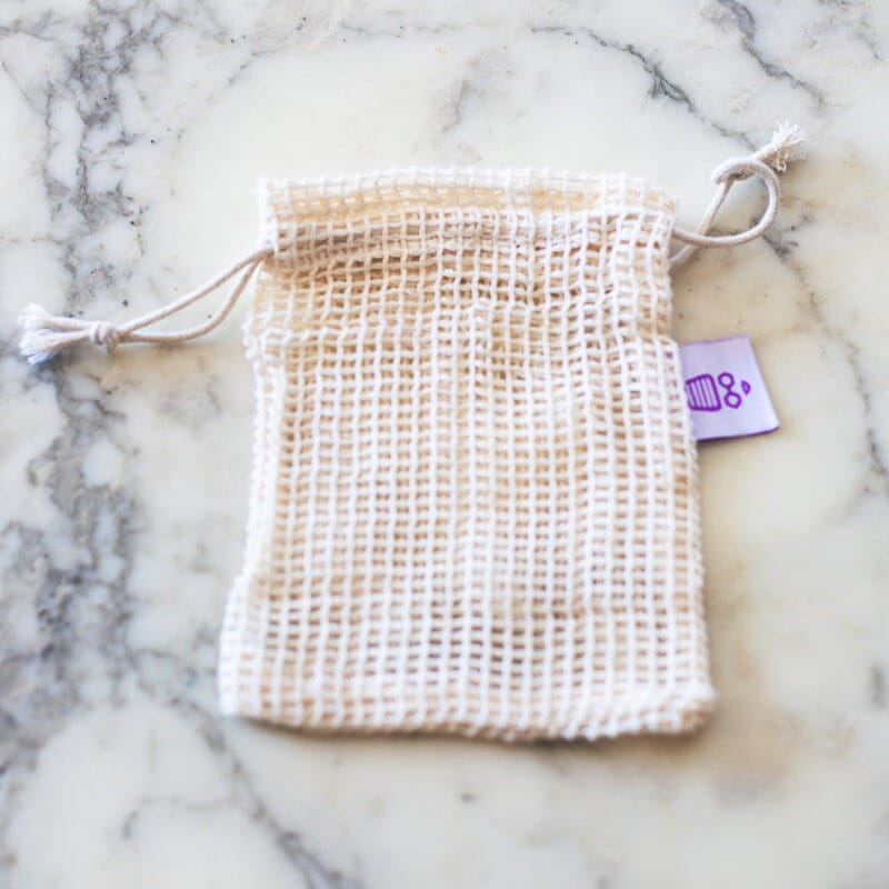 100% Natural Organic Cotton Mesh Soap Saver Bag Beauty and the Bees