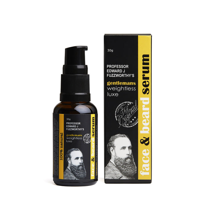 Gentlemans Face & Beard Oil Serum Skincare Professor Fuzzworthy