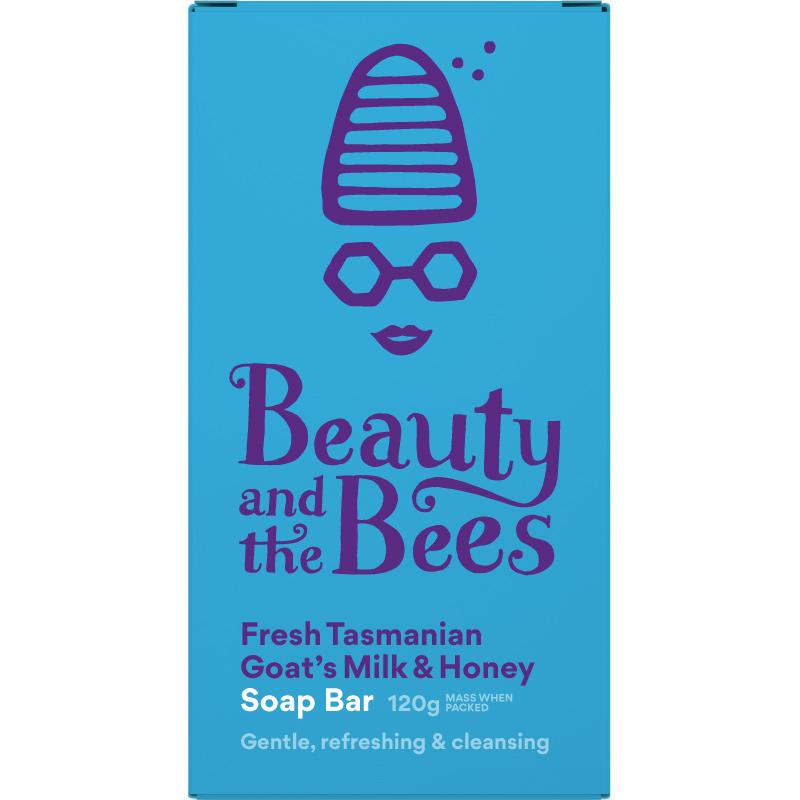Beauty and the Bees Fresh Tasmanian Goat's Milk & Honey Soap Bar