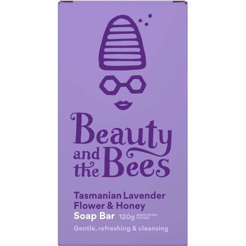 Beauty and the Bees Tasmanian Lavender Flower & Honey Soap Bar