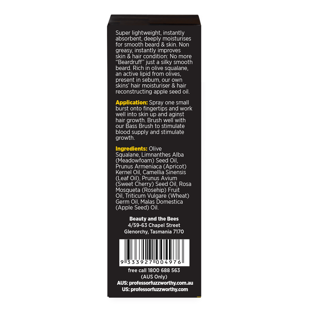 Gentlemans Face & Beard Oil Serum Skincare Professor Fuzzworthy