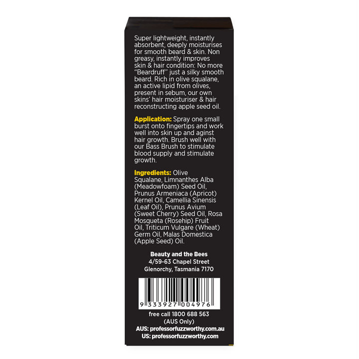 Gentlemans Face & Beard Oil Serum Skincare Professor Fuzzworthy