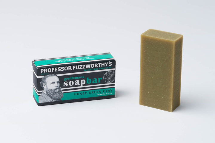 Honey Green Clay Soap Bar - Down to Earth Soap Professor Fuzzworthy 