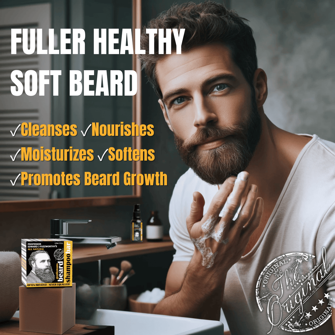 ACV Beard Shampoo Bar Beard Care Professor Fuzzworthy 