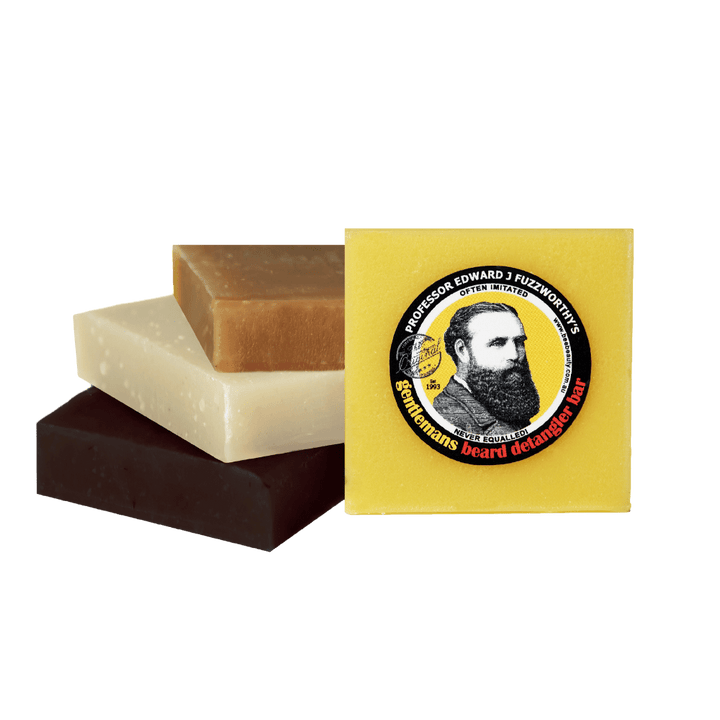 Beard Shampoo & Conditioner Bar Sampler Kit Duo Beard Care Professor Fuzzworthy 