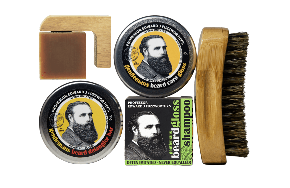 Tame the Mane - Deluxe Beard Kit Beard Care Professor Fuzzworthy ACV 