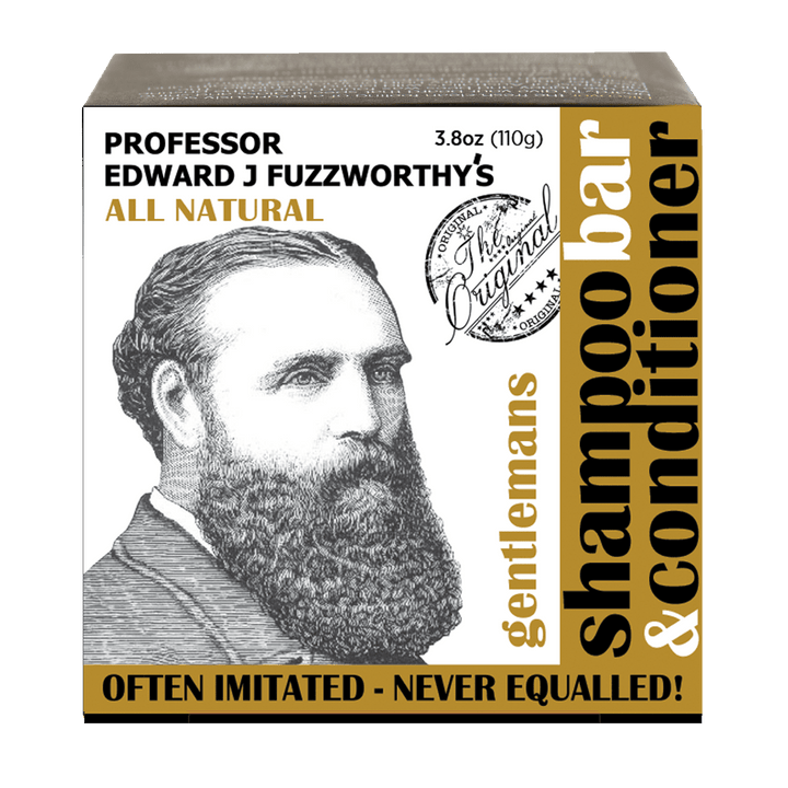 Beard Shampoo & Conditioner Bar Sampler Kit Duo Beard Care Professor Fuzzworthy 