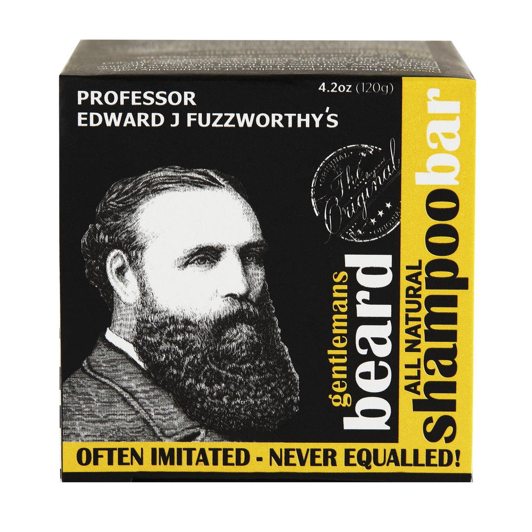 NEW ESSENTIAL Beard Grooming Kit - Beard Shampoo Bar & Beard Oil Beard Care Professor Fuzzworthy 