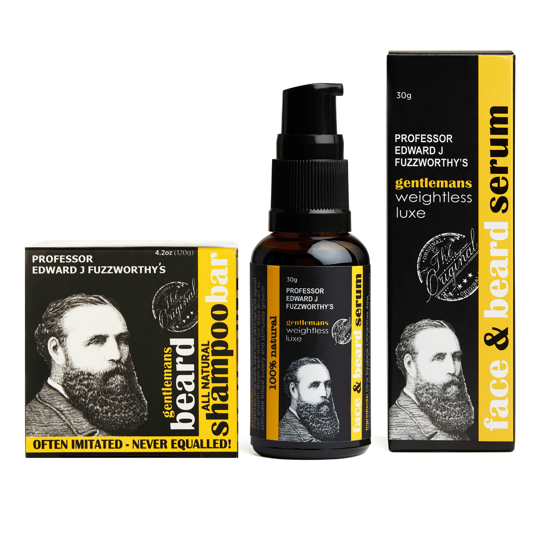 Professor Fuzzworthy Beard Kit - Beard Shampoo and Beard Oil
