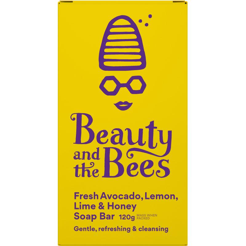 Beauty and the Bees West Indian Lemon, Lime, Avocado & Leatherwood Honey Soap