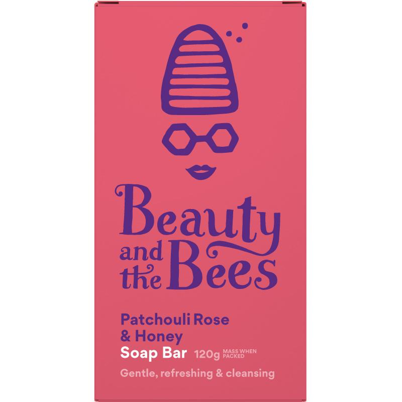Beauty and the Bees Indian Patchouli, Rose & Leatherwood Honey Soap