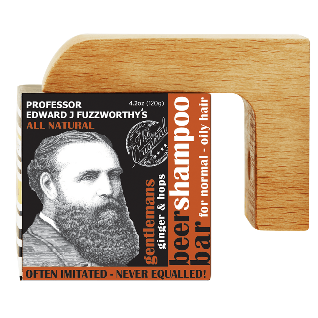 Men's Shampoo Bar & Magnetic Soap Holder Gift Set - Professor Fuzzworthy - Professor Fuzzworthy Beard Care