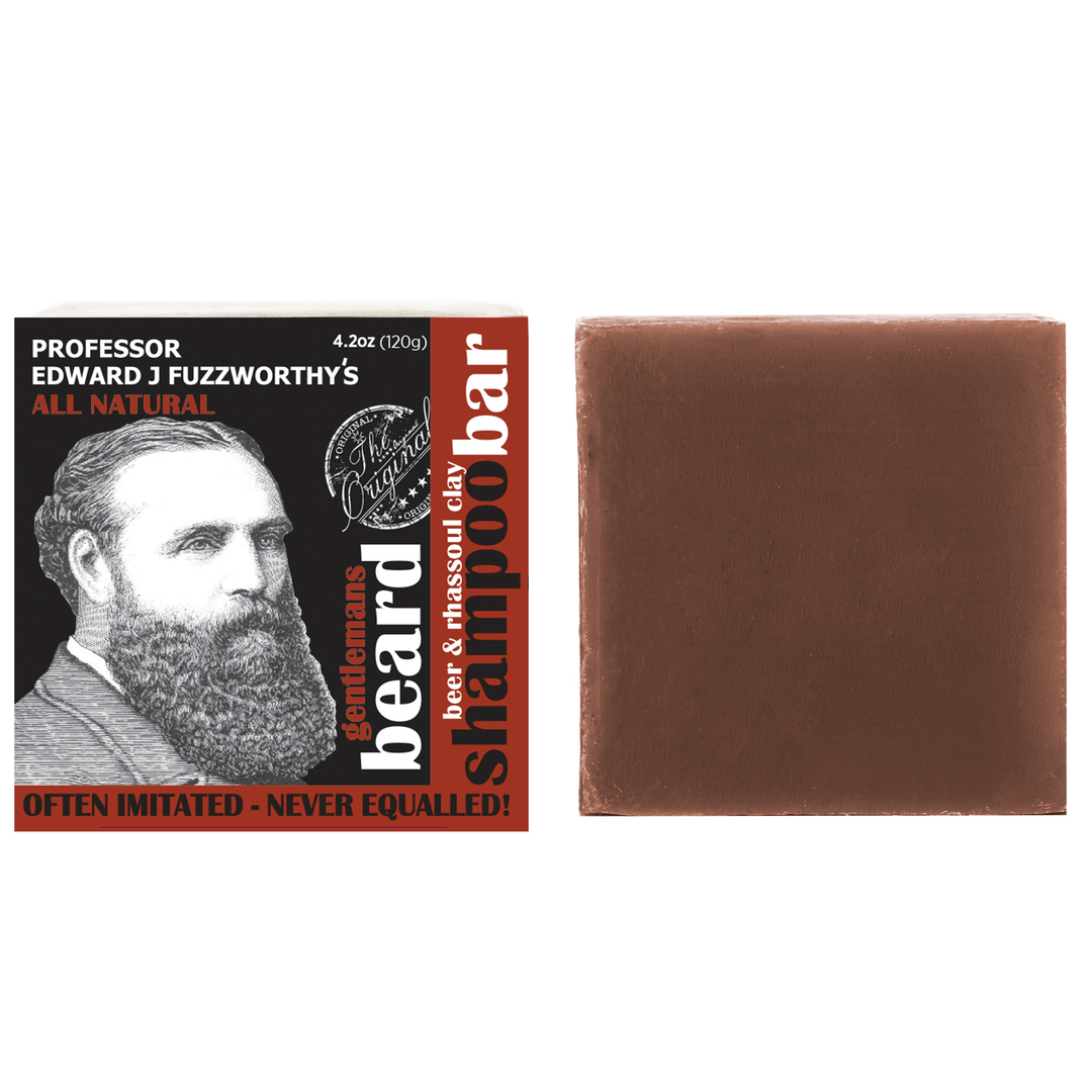 NEW Rhassoul Beard Shampoo Bar - Professor Fuzzworthy - Professor Fuzzworthy Beard Care