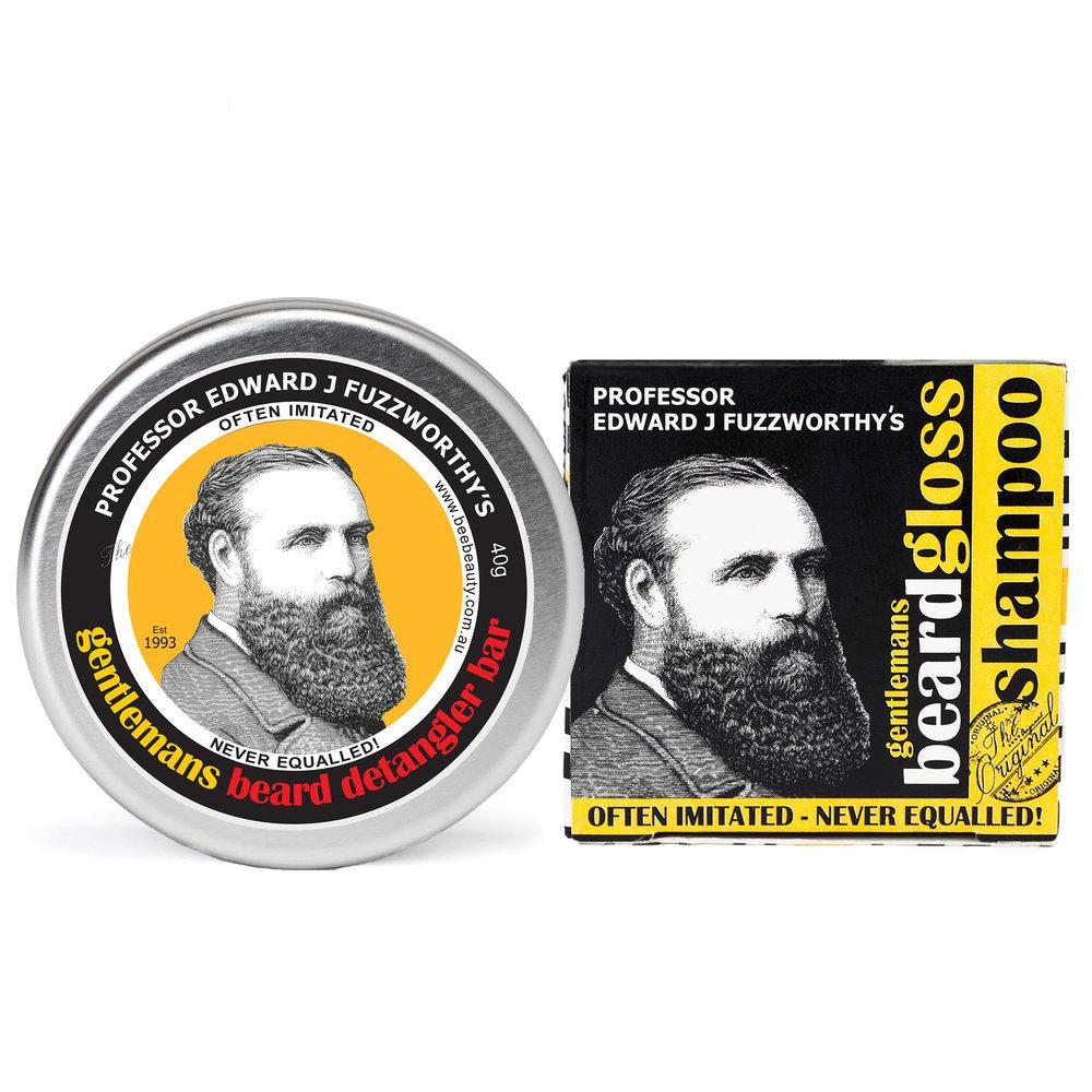 Solid Beard Shampoo Bar & Conditioner Bar - Professor Fuzzworthy - Professor Fuzzworthy Beard Care