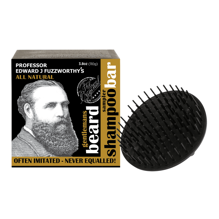 Turbo Charge Beard Shampoo Kit Beard Care Professor Fuzzworthy Sampler 
