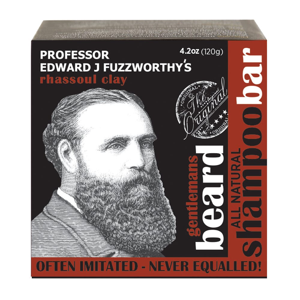 NEW ESSENTIAL Beard Grooming Kit - Beard Shampoo Bar & Beard Oil Beard Care Professor Fuzzworthy Rhassoul 